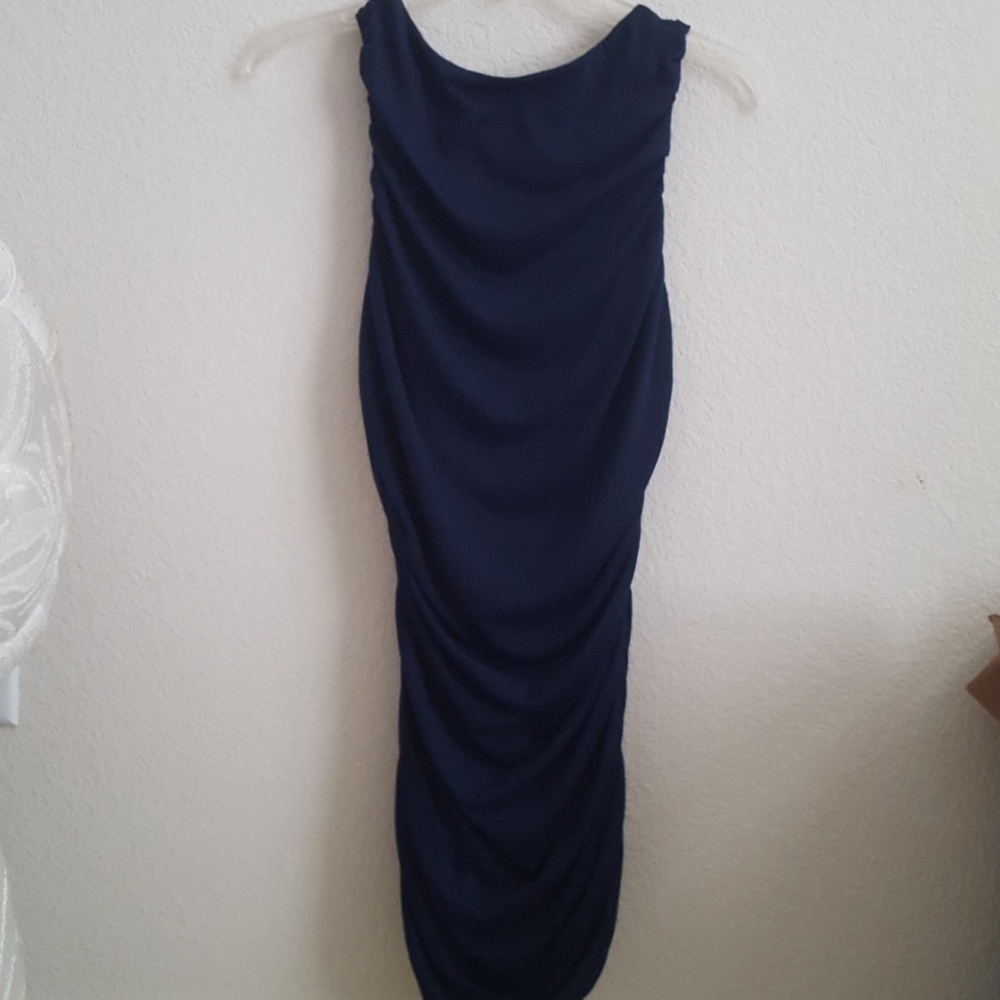 VENUS Sleeveless Mini Navy Blue Dress